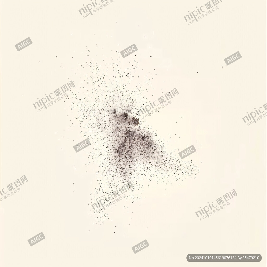 冲击力粒子海报