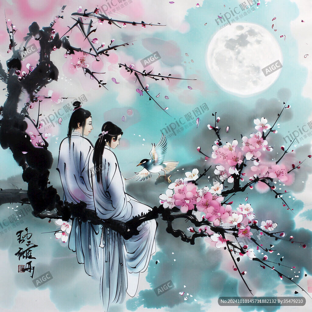 梁祝爱情故事情景