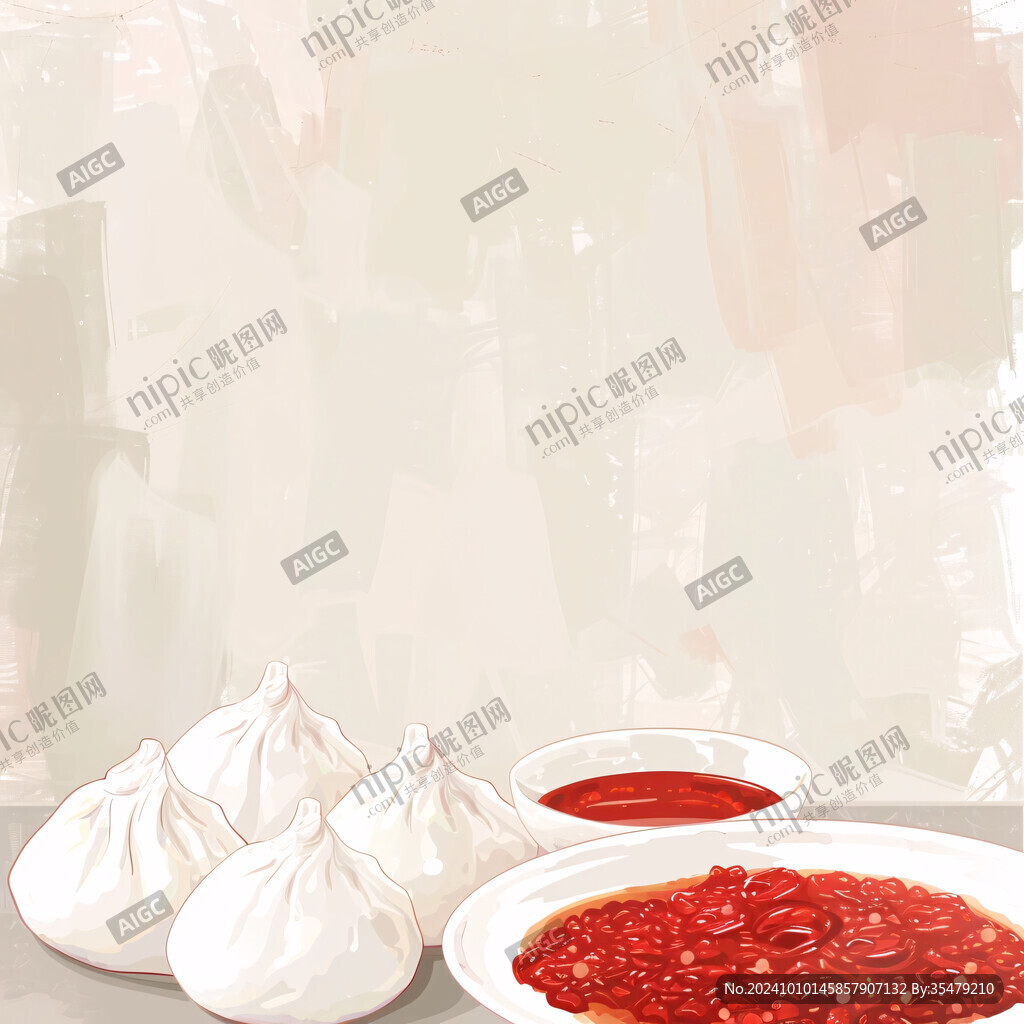 韩国辣椒酱插画