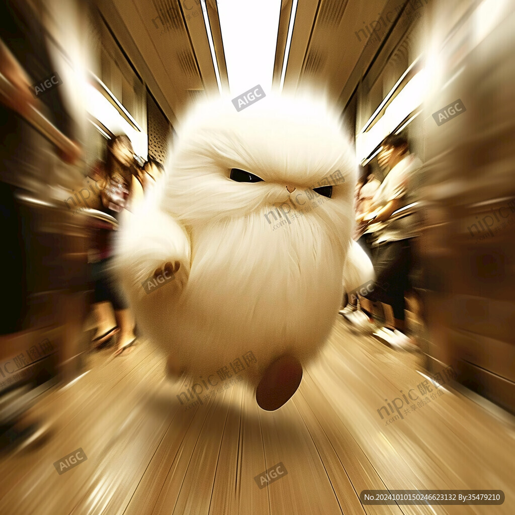 毛茸茸插画绒毛设计