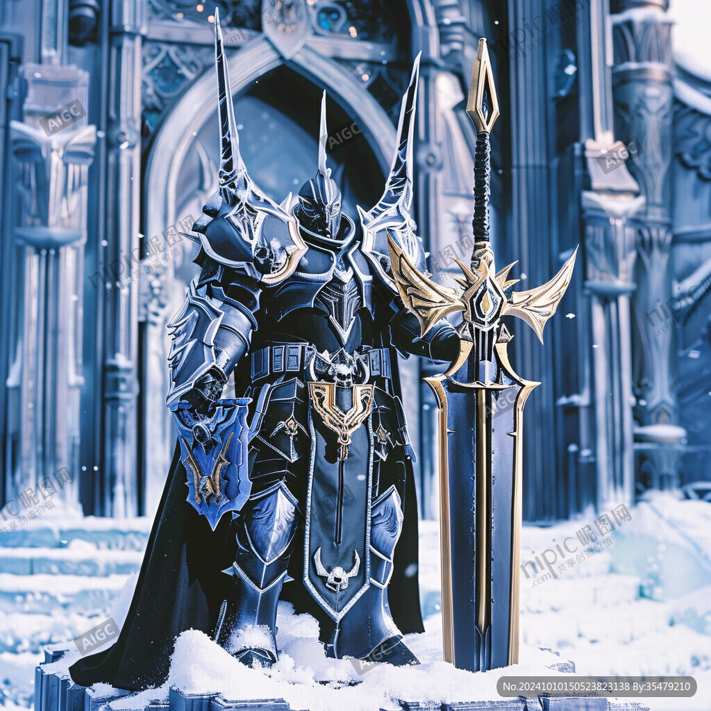 拿剑的男人盔甲