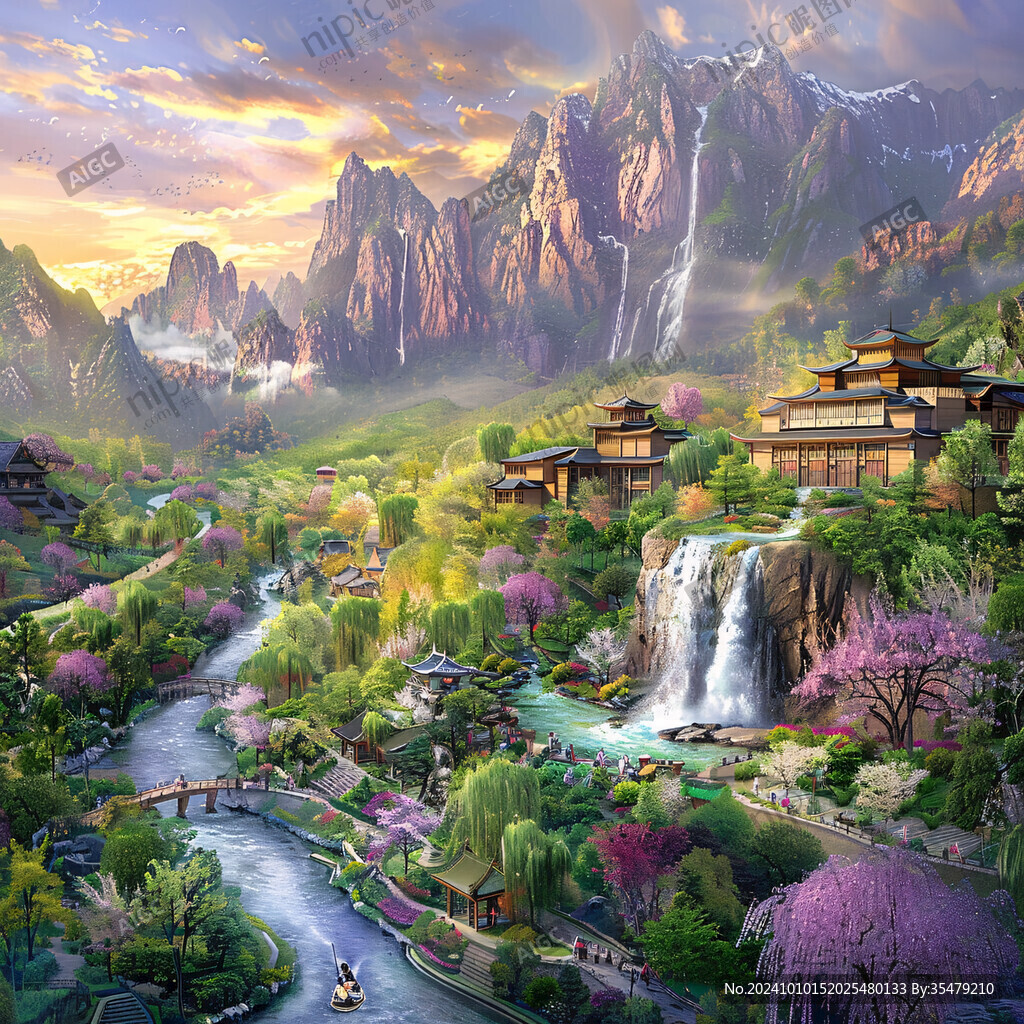 写实风游戏景观设计