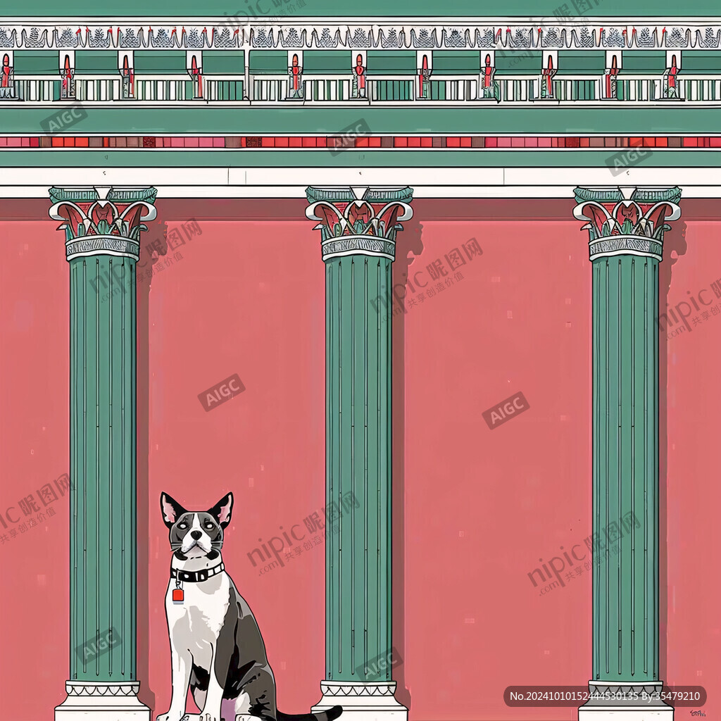 豪门罗马柱古典房地产