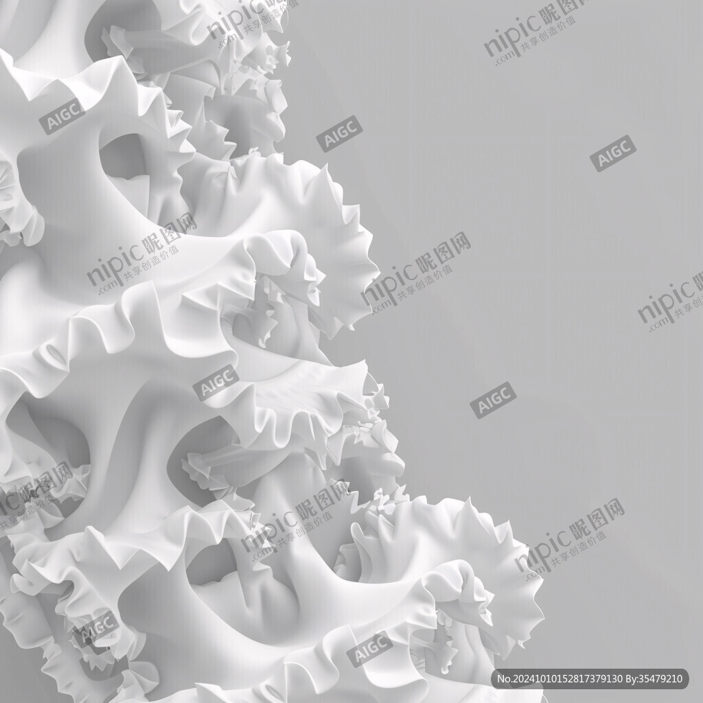 抽象立体齿轮纹理