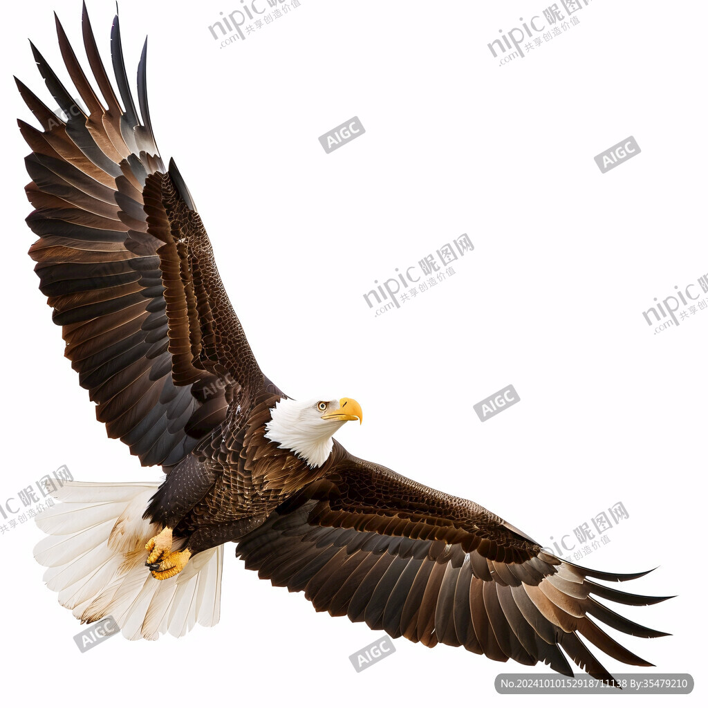 雄鹰装饰插画