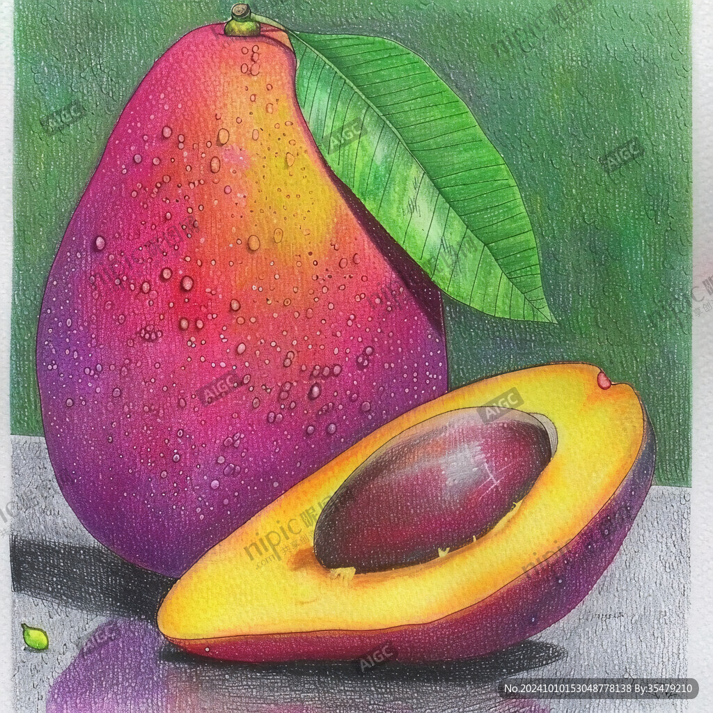艺术化芒果图