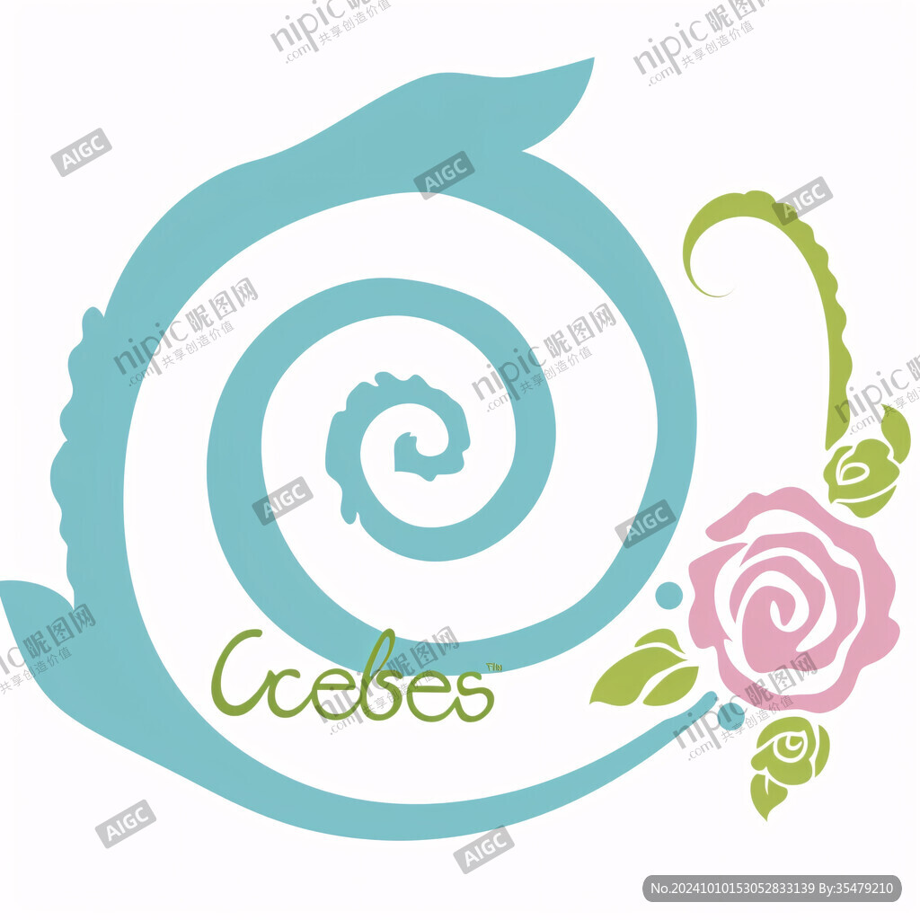 绿叶上的蜗牛logo