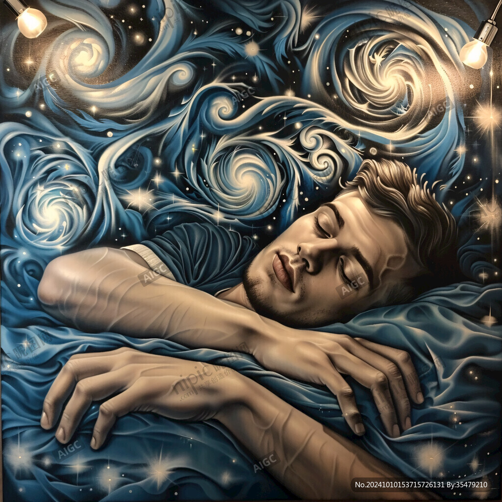 梦幻夜晚立体画