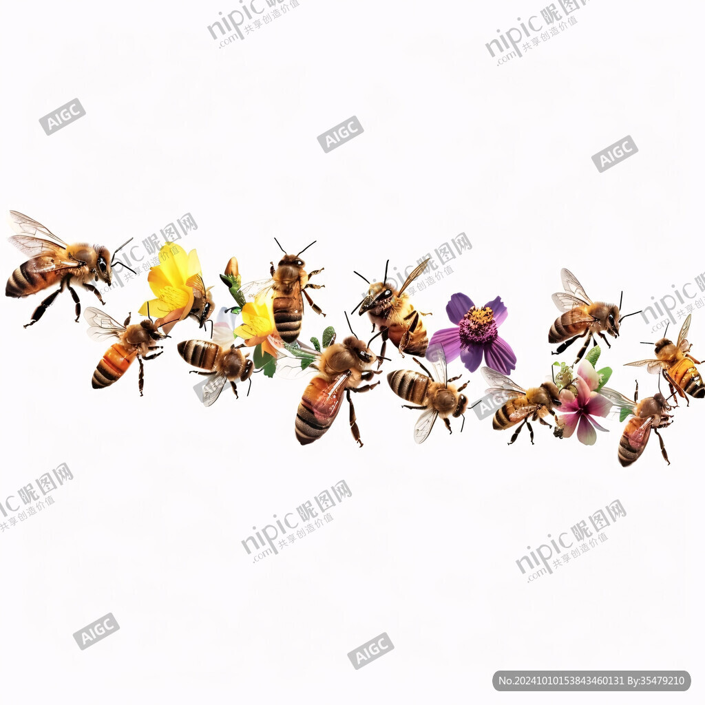 蜜蜂背景素材