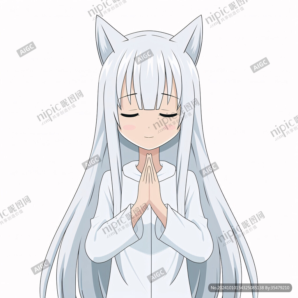 动漫女孩卡通形象