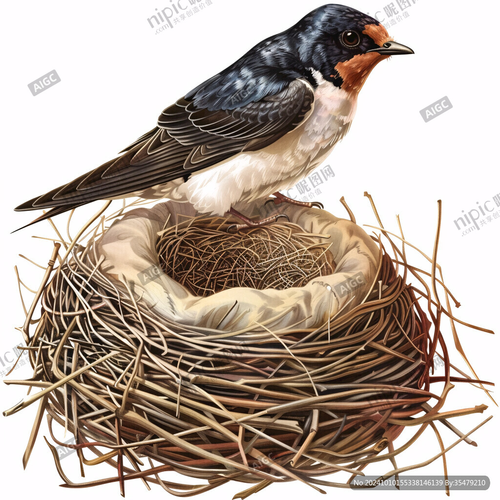 鸟窝鸟巢素材