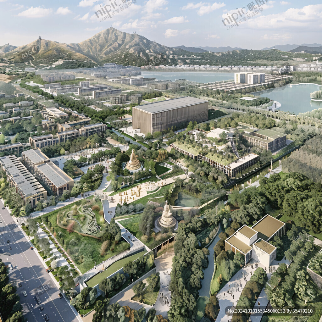 大学校园规划图