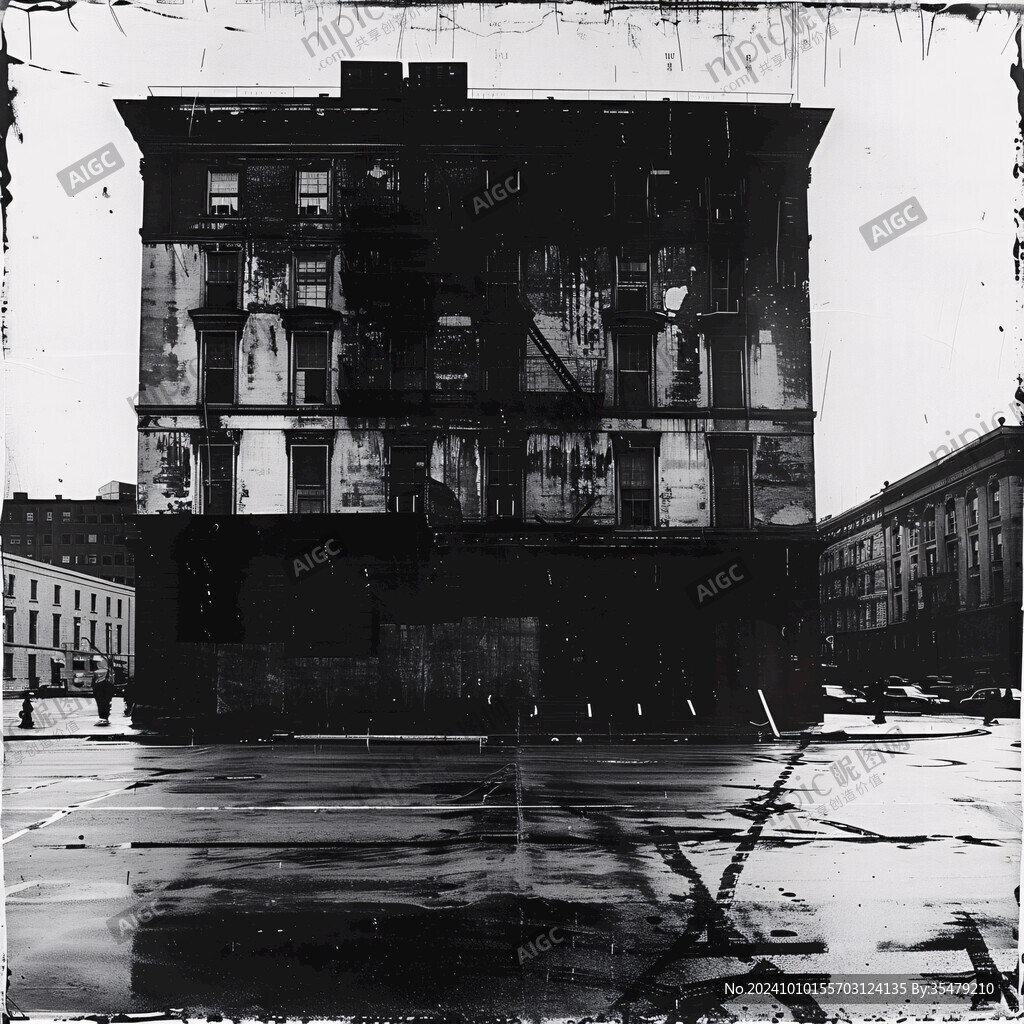 老照片黑白建筑