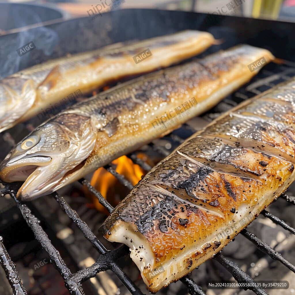 盐烤挪威青花鱼