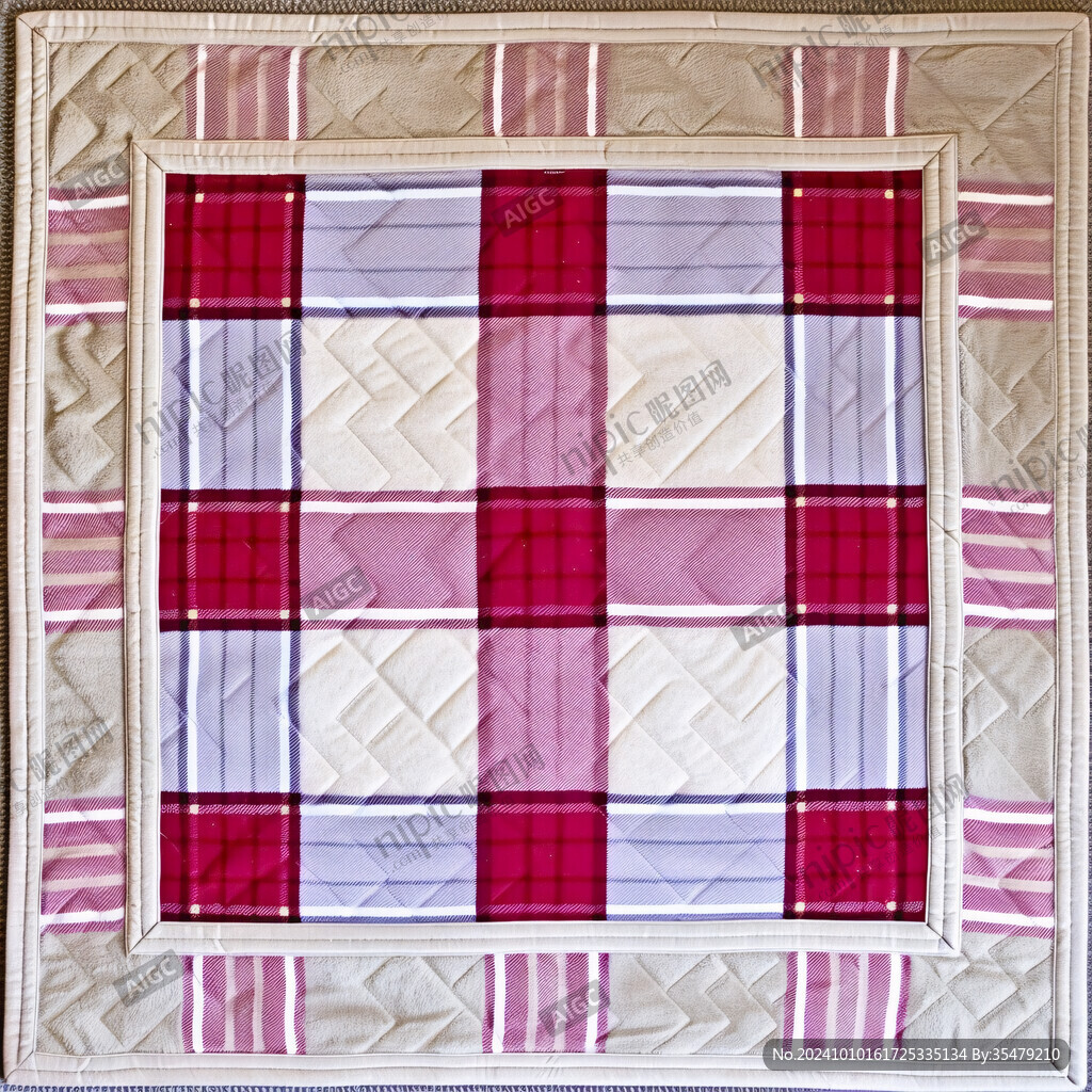 格子工艺手工毯