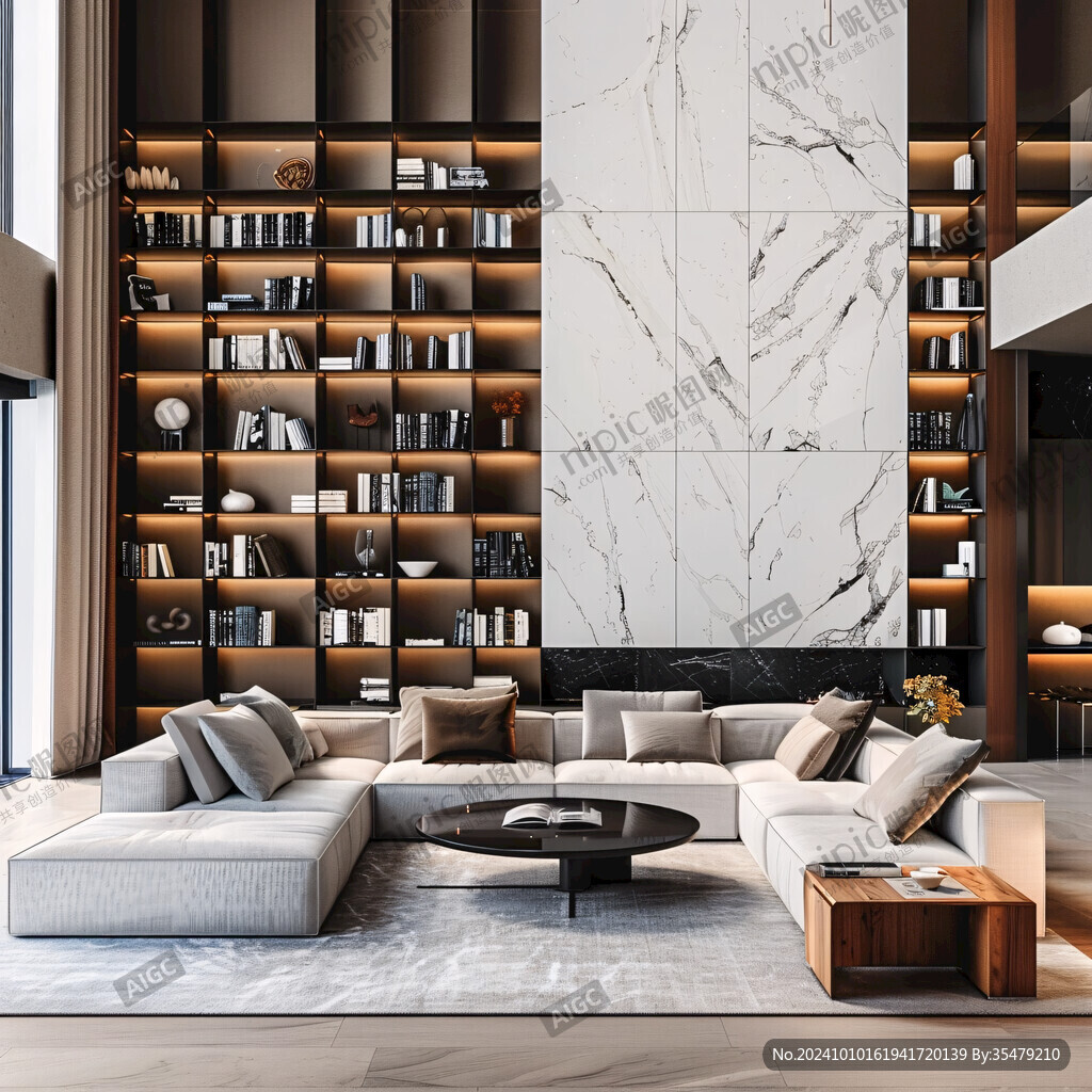 岩板客厅场景素材