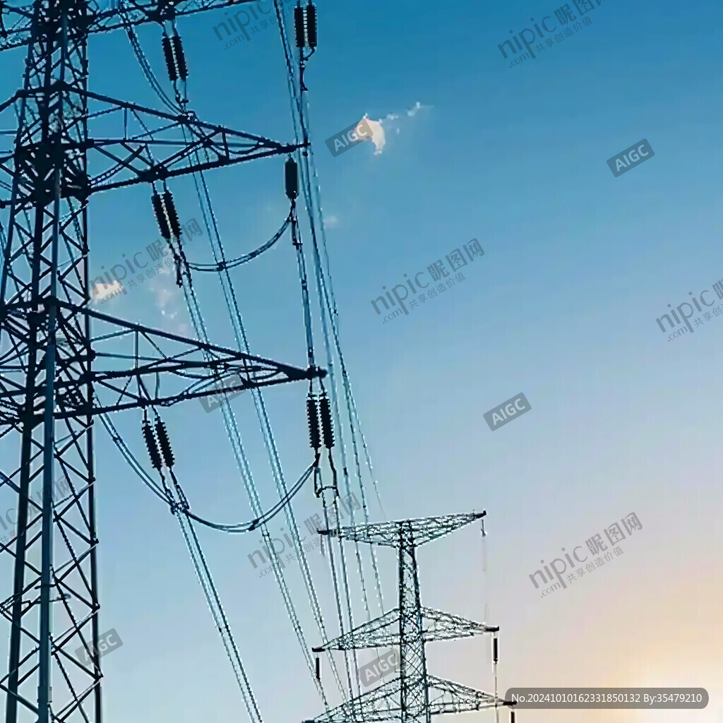 供电题材背景素材