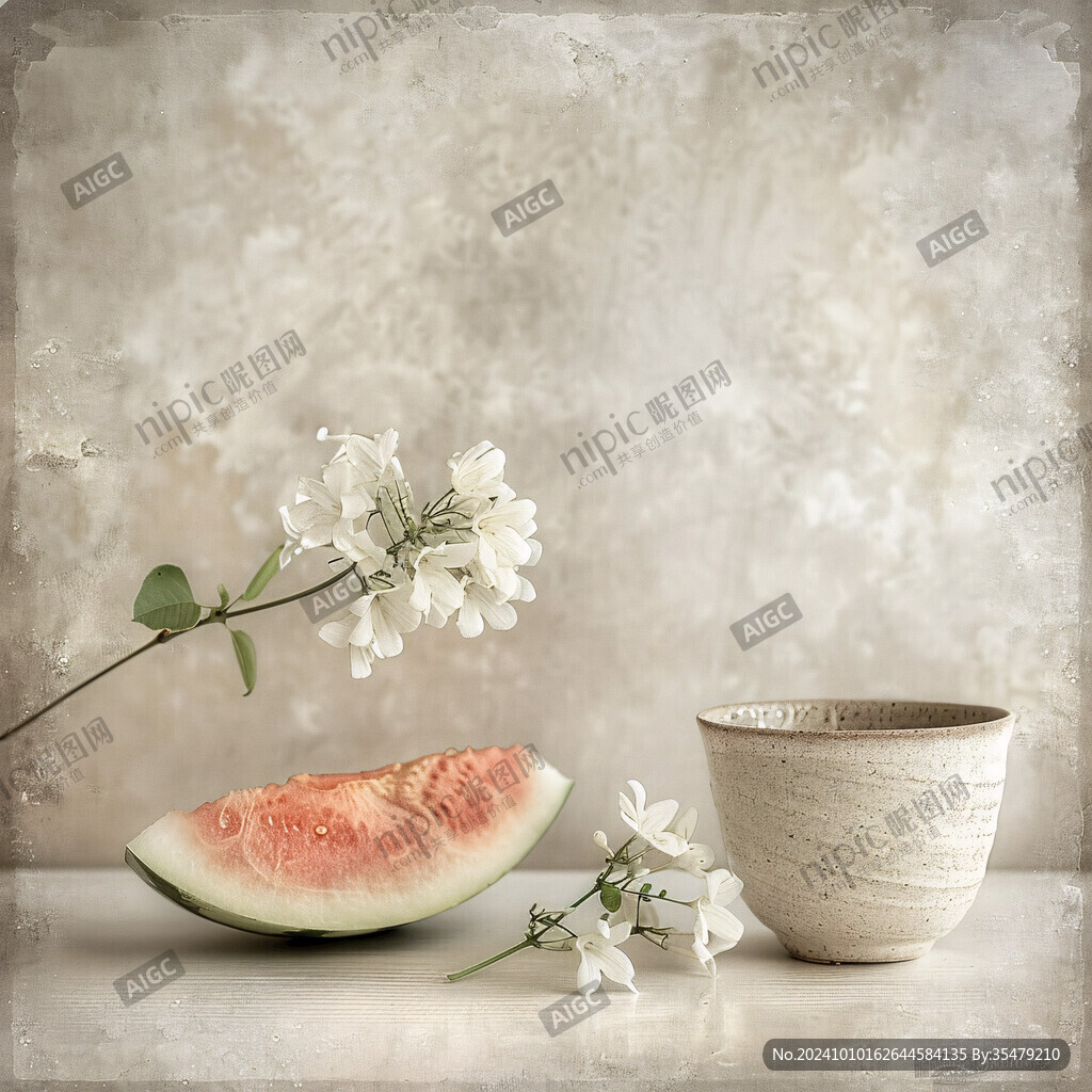 古香古色背景碗