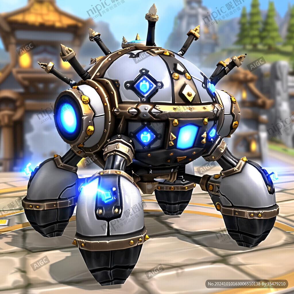 机甲风卡通人物