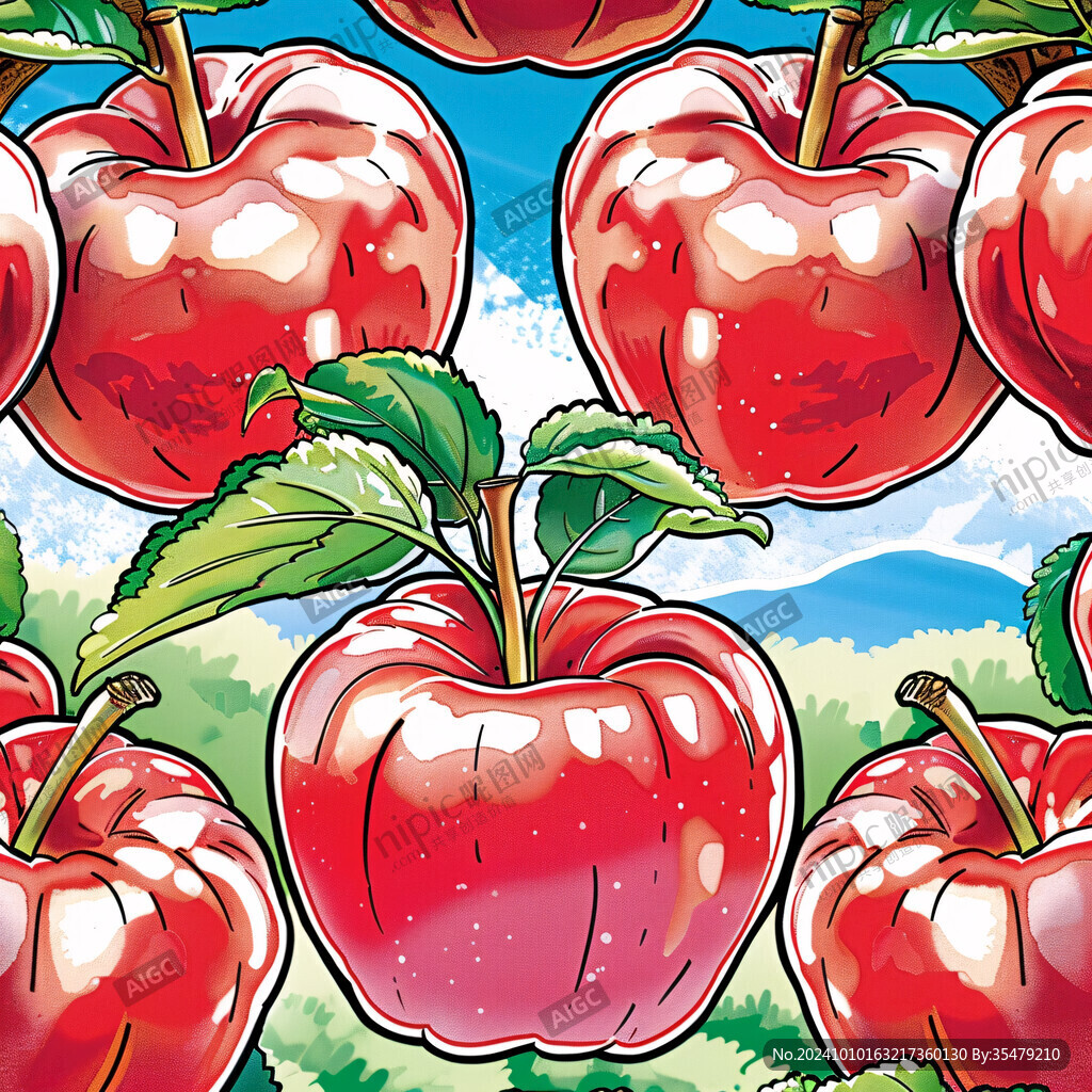 车厘子高清插画