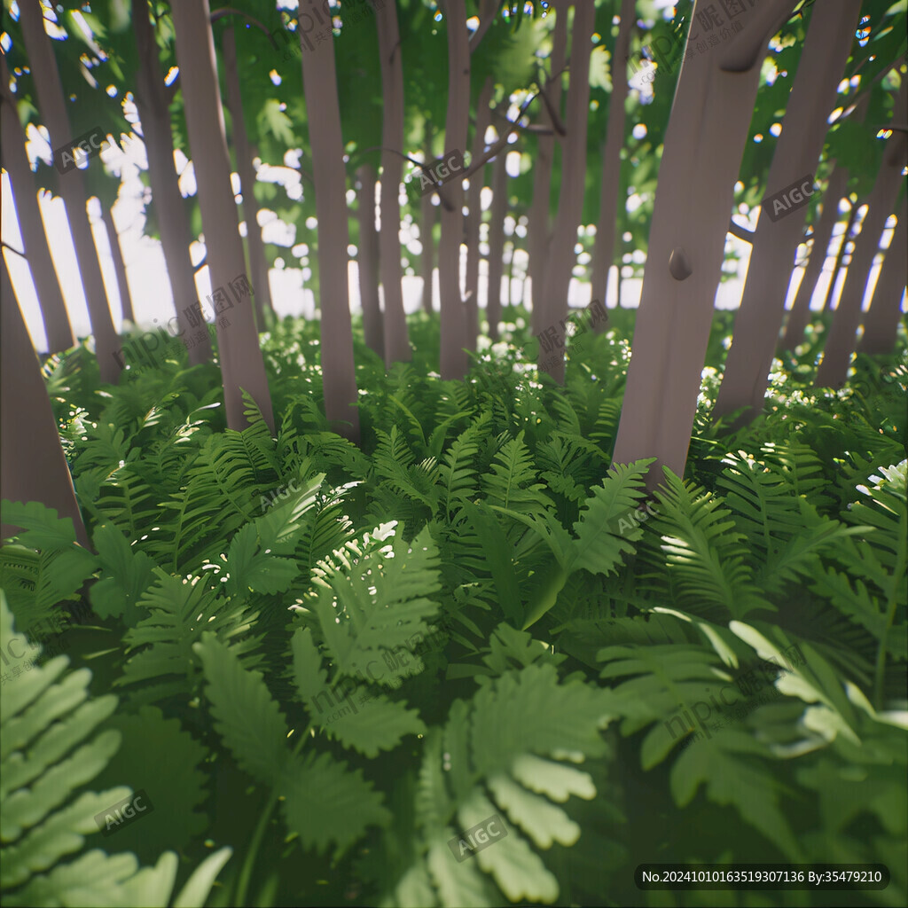 热带雨林大绿植