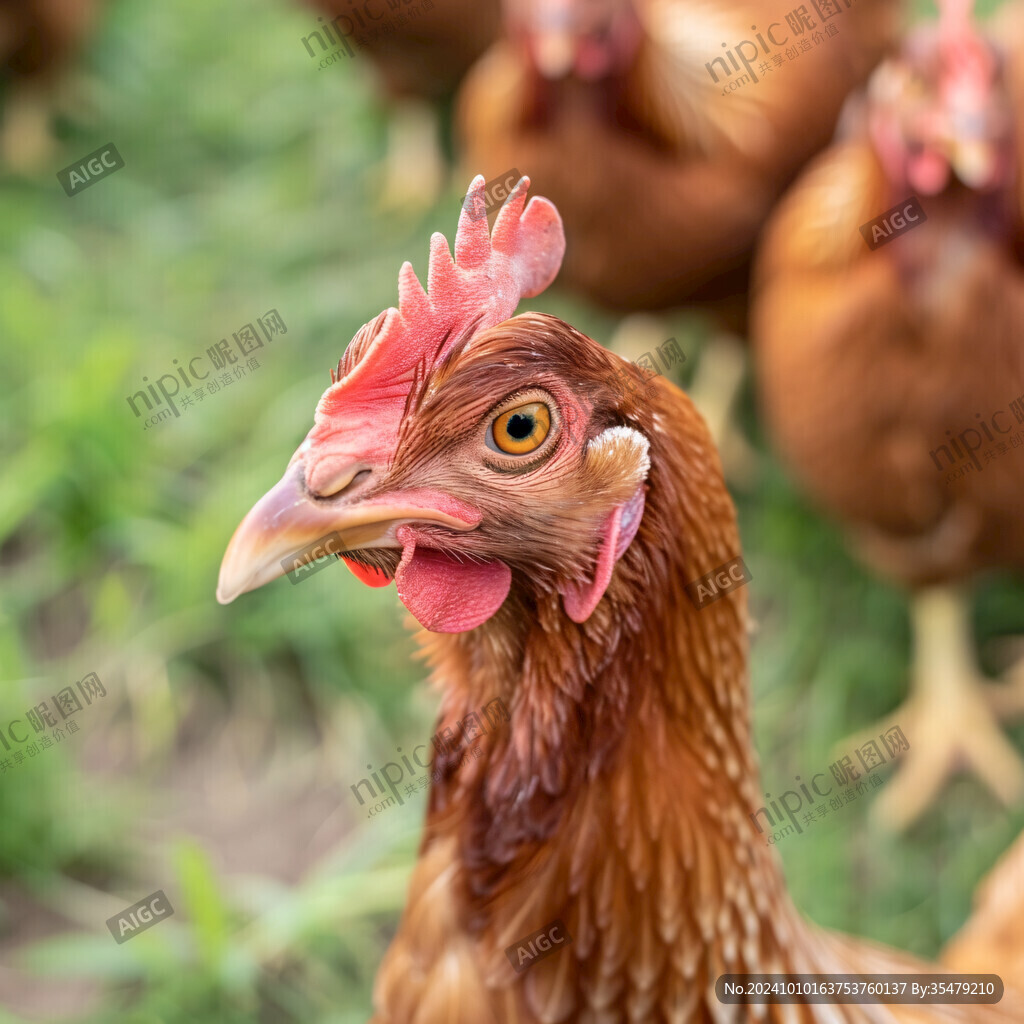 土公鸡家禽动物