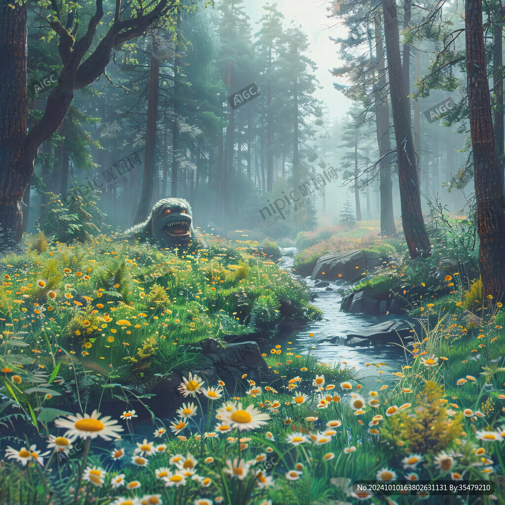 森系场景童话森林