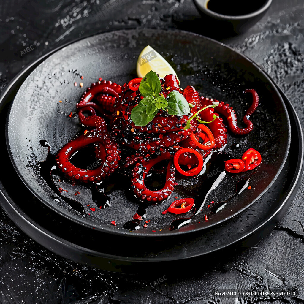 鱿鱼捞汁八爪鱼海鲜