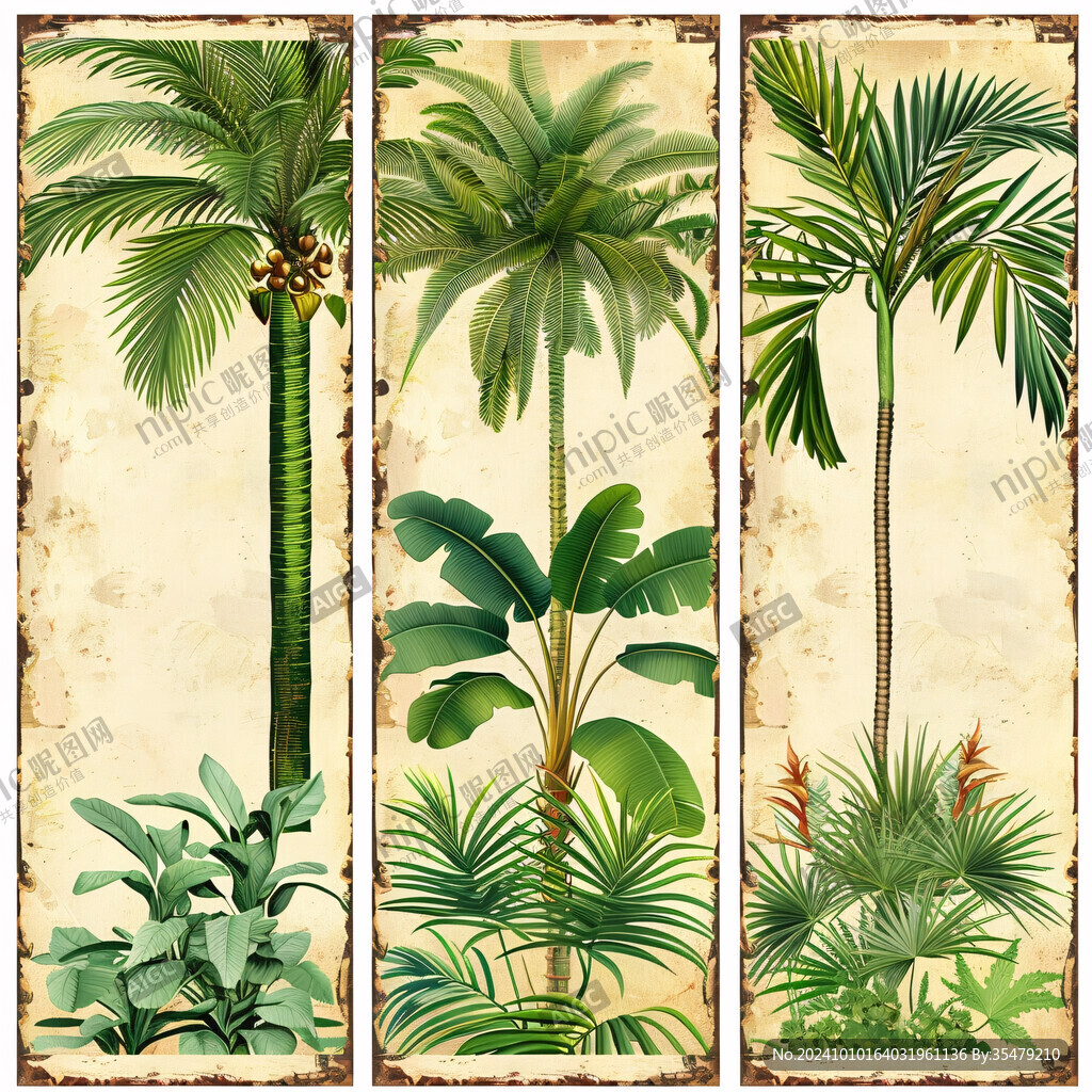 热带植物装饰画
