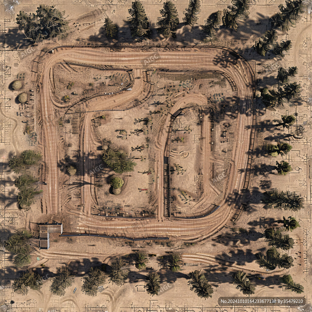 小车训练场鸟瞰图