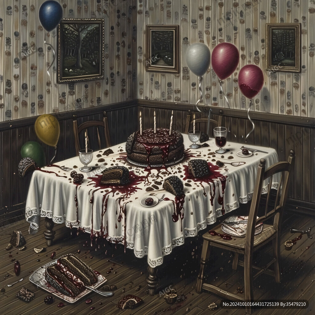 恐怖主题立体画