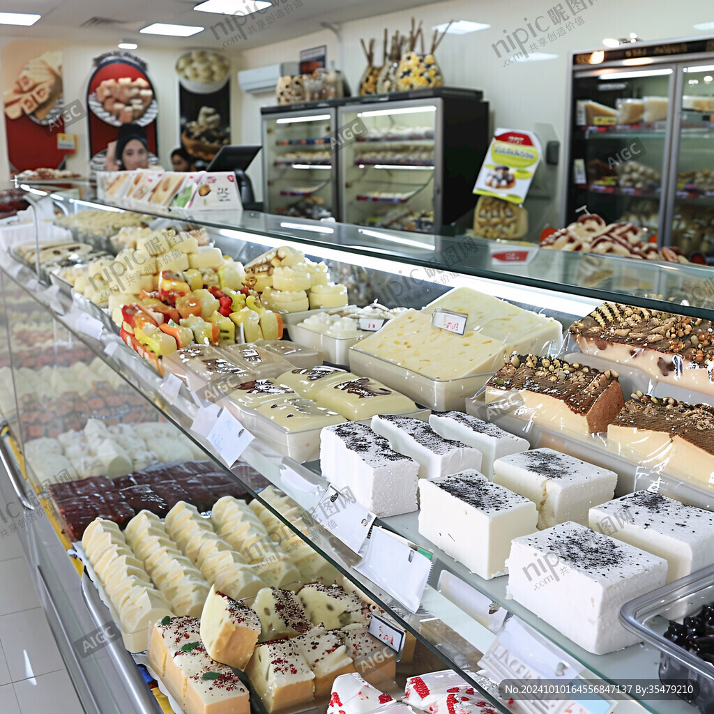 超市甜品展品