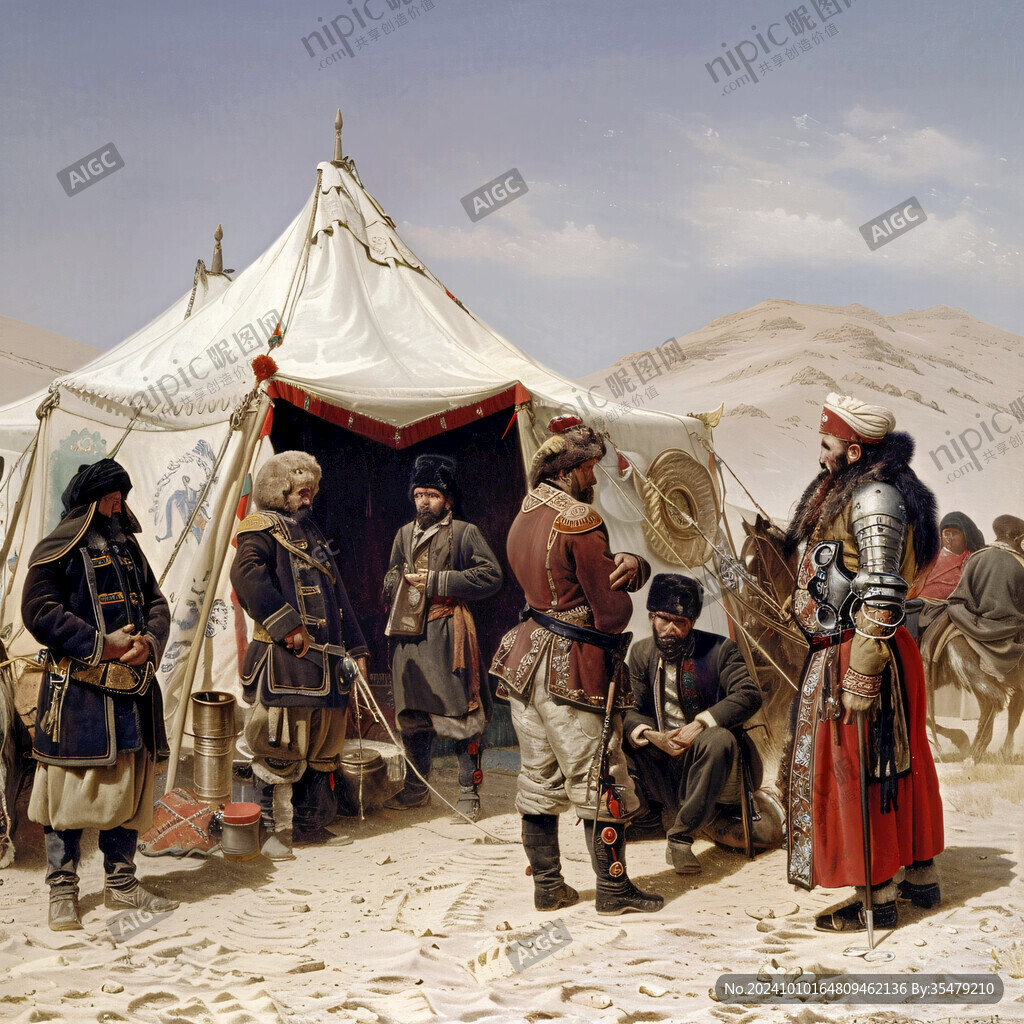 古代游牧民族生活场景