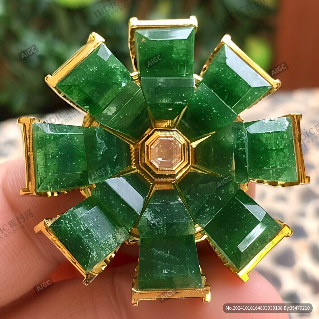 八角绿琉璃