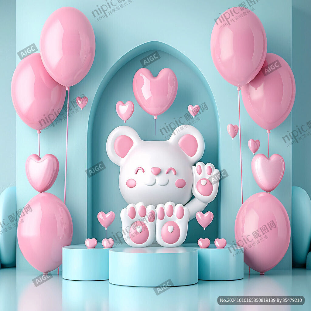 情人节粉色系美陈