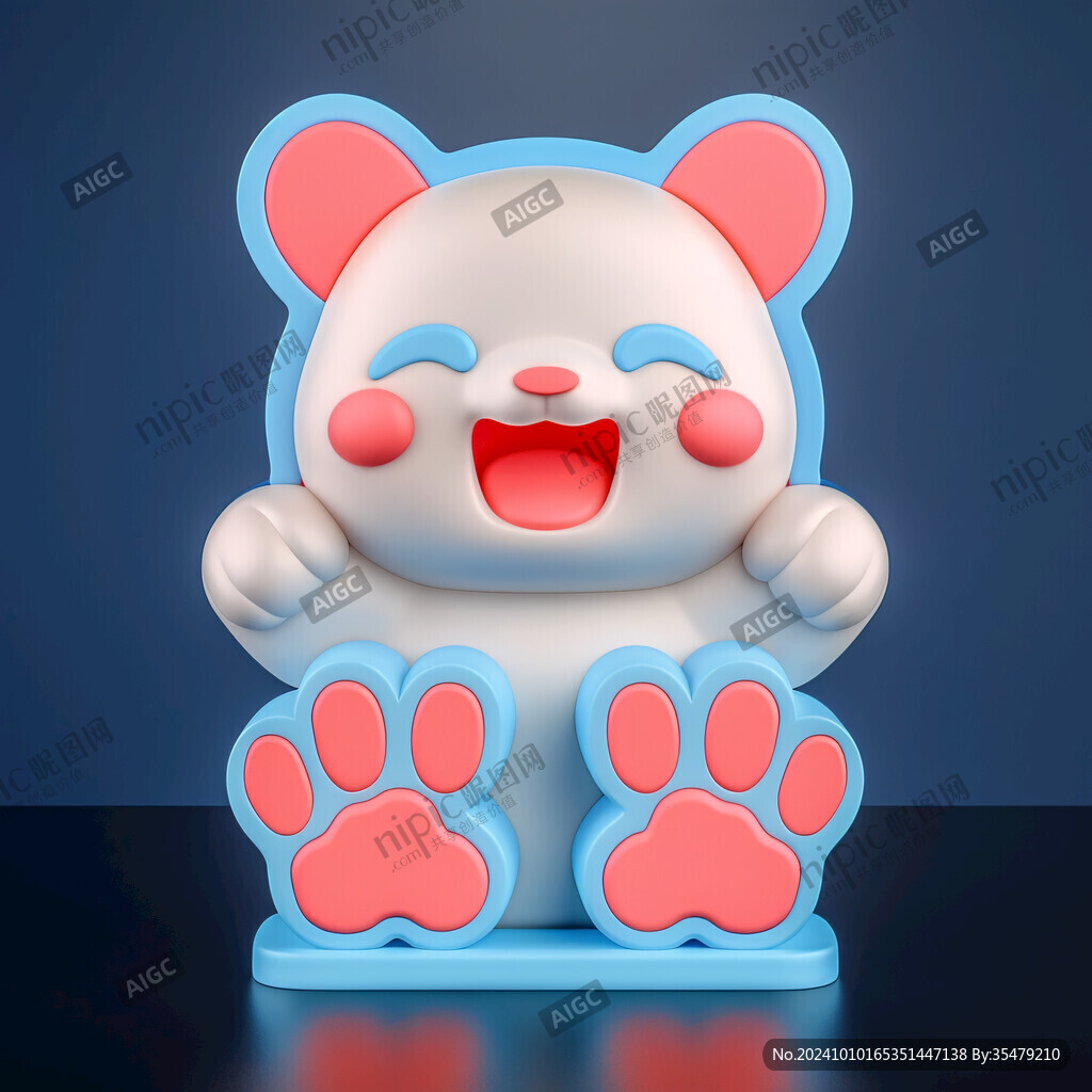 原创卡通智能小猫