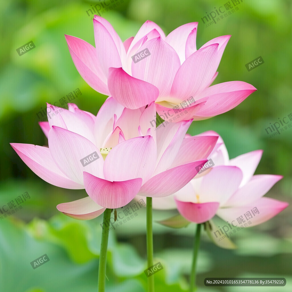 花骨朵荷叶荷花