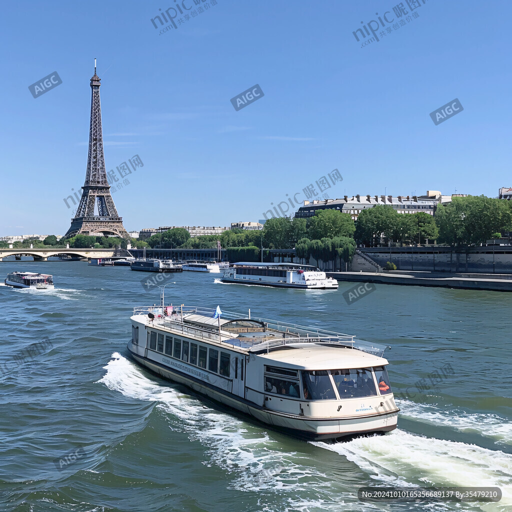 塞纳河观光游艇