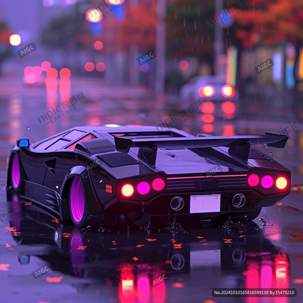 发光的车酷炫车