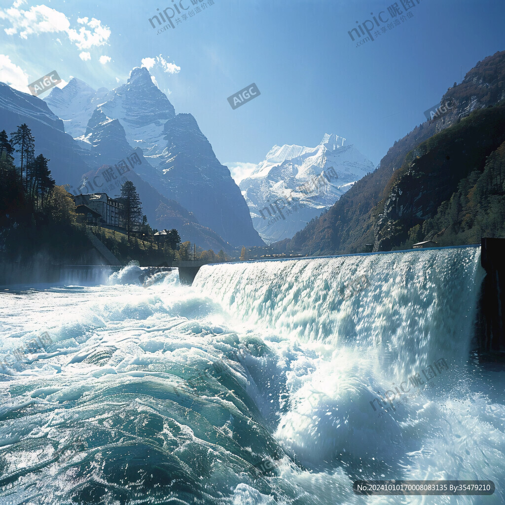 长江天险河岸湍流