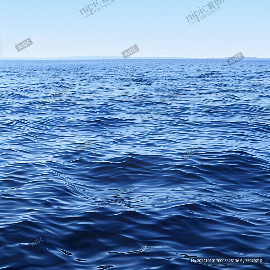 水纹水面海平面