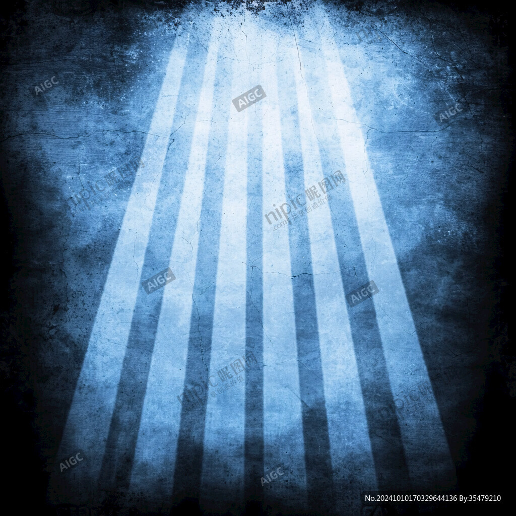 蓝色设计素材光芒