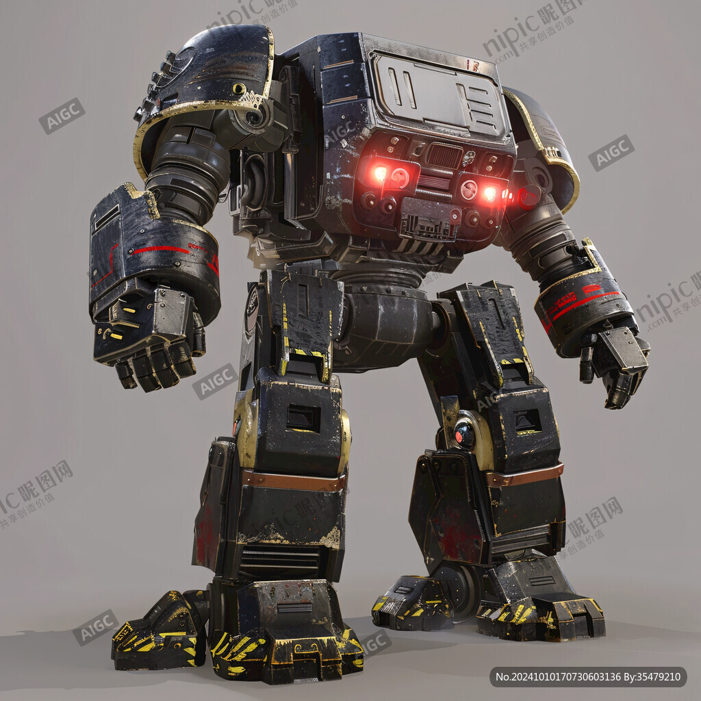 机甲风卡通人物