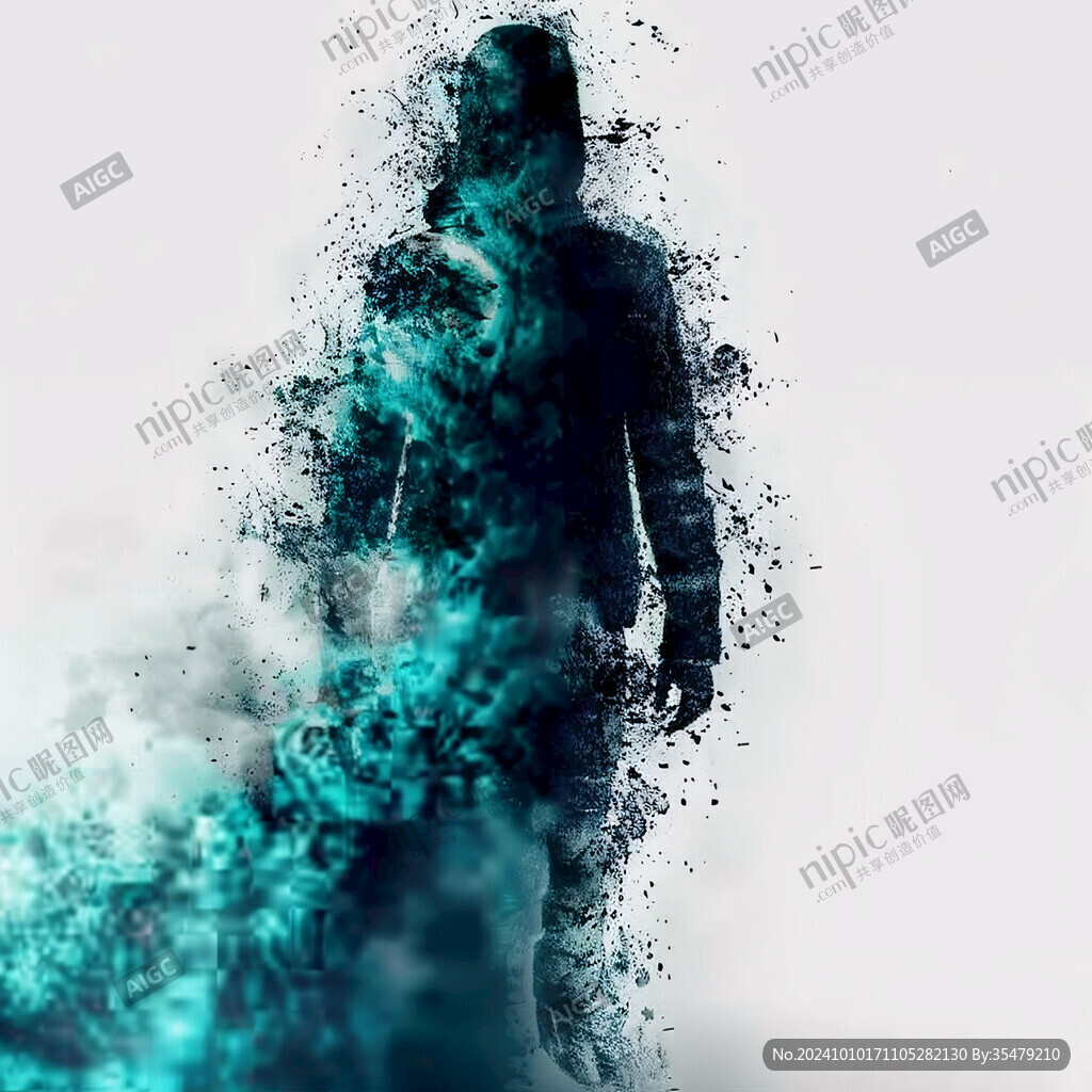 创意酷炫特效晕染印刷