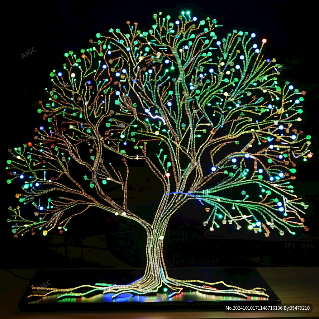 树形led雕塑