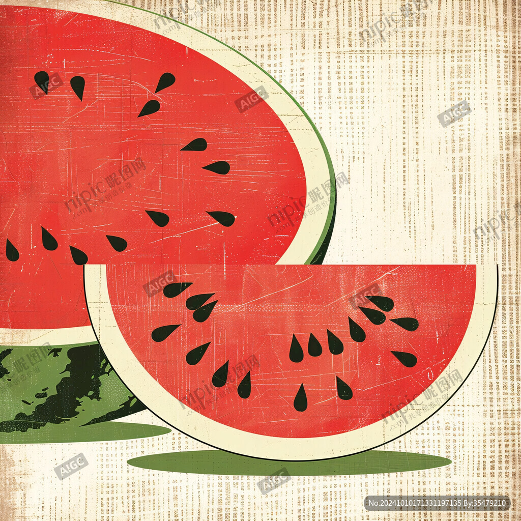 海报设计西瓜