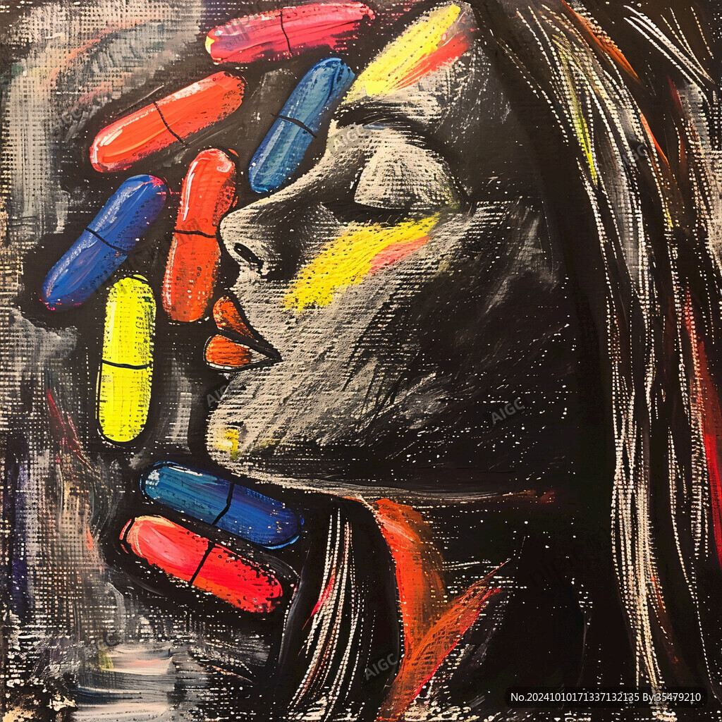 新颖新锐创意艺术绘画