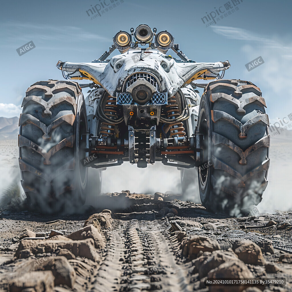 后现代机械科幻未来派