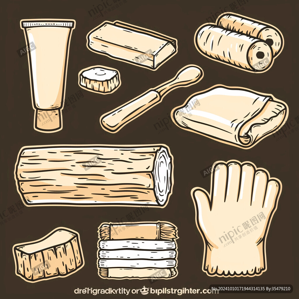 烘焙产品包装卡通图案