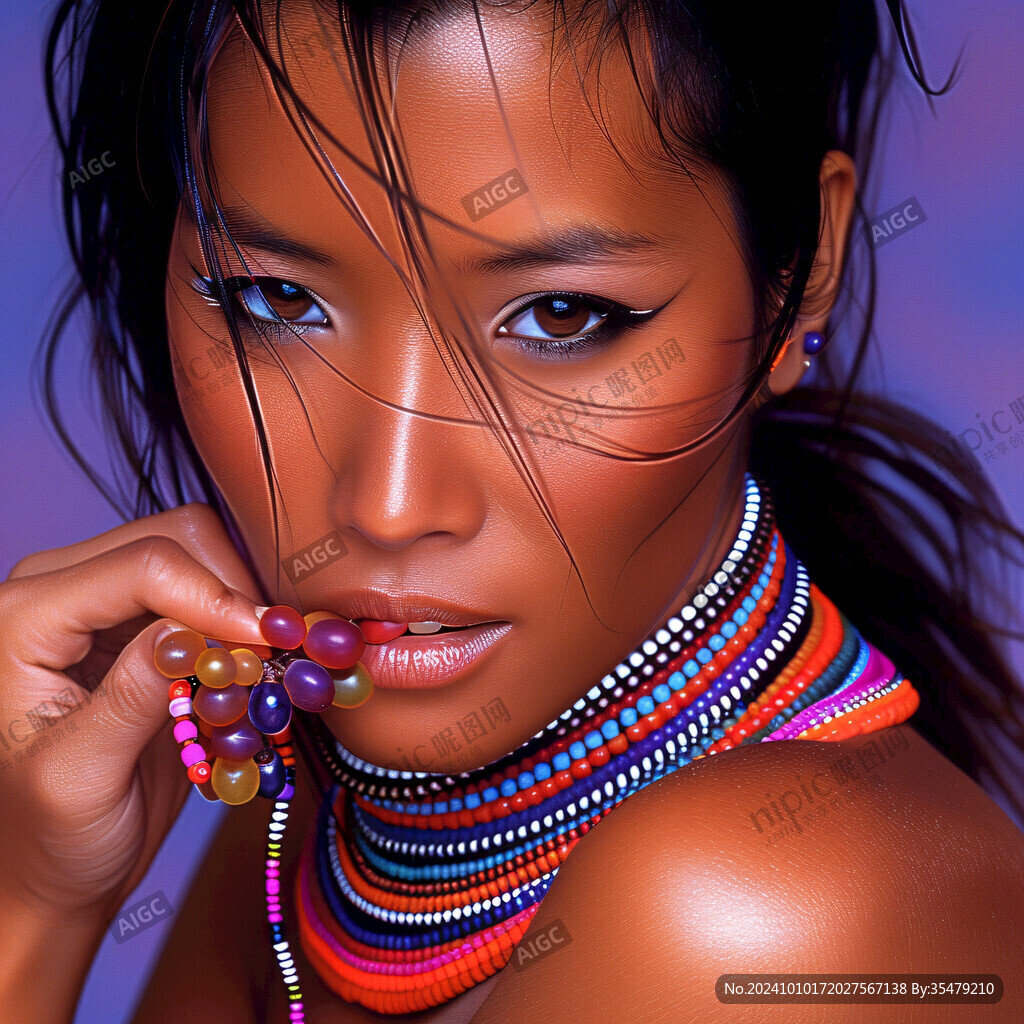 封面人物民族美女